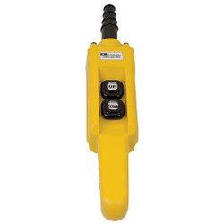 Kh Industries PendantCntrlStation,DeadEnd,2Buttn,Ylw CPE02-C00-000A