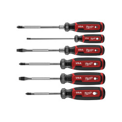 Milwaukee Tool Screwdriver Set,Cushion Grip MT200-6