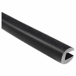 Trim-Lok Rubber Edging,1/2" H,10 ft L,1/2" W X1005-10