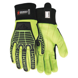 Mcr Safety Mechanics Glove,M,Full Finger,PR MC504M
