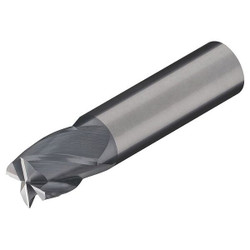 Micro 100 Sq. End Mill,Single End,Carb,11/64" SEM-171-04X