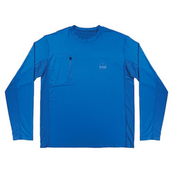 Chill-Its by Ergodyne Sun Shirt,Blue,3XL 6689