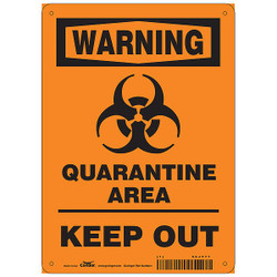 Condor Quarantine Area Sign HWW306T1410