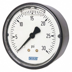 Wika Pressure Gauge,2-1/2" Dial Size  113.13.25.30V.B