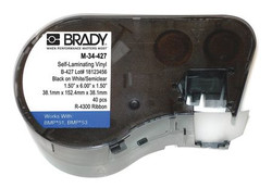 Brady Cartridge Label,1-1/2 In. W,6 In. L M-34-427
