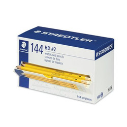 Staedtler Pencil,No.2 Yellow,PK144 13247C144A6