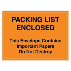 Tape Logic Enclosed Envelopes,4 1/2x6",PK1000 PL410