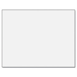 Pacon Poster Board,6-Play,28"x22",White,PK25 5461-1