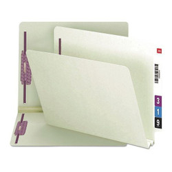 Smead Folder,2 Fastener,Gray,PK25 34715