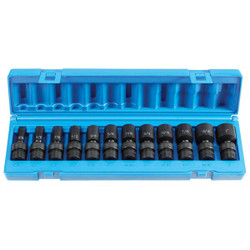 Grey Pneumatic Universal Set,3/8"D,Semi D,12pcs. 1212USD