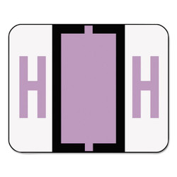 Smead Label,Alphabetic,Color-Coded,H,Lavender 67078