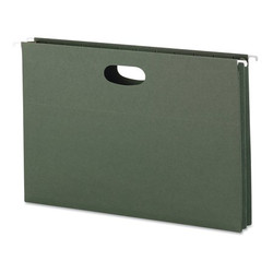 Smead Hanging Pocket Folder,Green,PK25 64318