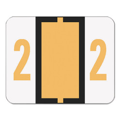 Smead Labels,Color Coded,2,Roll,Orange 67372