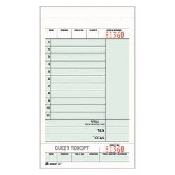 Adams Business Forms Guest Check,2-Part,Carbonless,PK250 947SWC