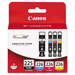 Canon Ink Cartridge,Pgi225/Cli-226,4 Color,PK4 4530B008AA