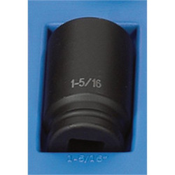 Grey Pneumatic Impact Socket,1-5/16",3/4"D,6pt. D 3042D