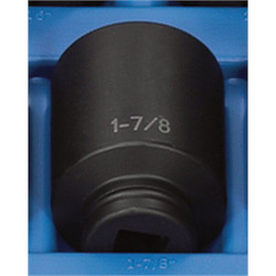 Grey Pneumatic Impact Socket,1-7/8",3/4"D,6pt. D 3060D