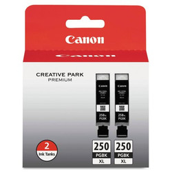 Canon Ink Cartridge,Pgi-250Xl,Black,PK2 6432B004