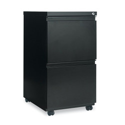 Alera Metal Pedestal File w/Full-Len,2-Drawer ALEPBFFBL