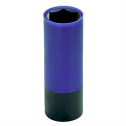 Grey Pneumatic Socket,22mm,1/2"D,Impact,6pt. 2022MTP