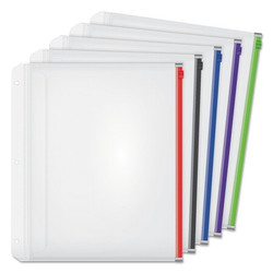 Cardinal Binder,Expzippkt,5 PK,Assorted,PK5 14650