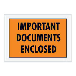 Tape Logic Document Envelope,5-1/4x7-1/2",PK1000 PL421