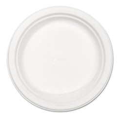 Chinet Paper Plate,Dspsbl,8-3/4",Rnd,Wh,PK500 HUH21227