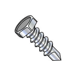 Sim Supply Self Drilling Screws,12-14x1 1/,PK2000 1224KH