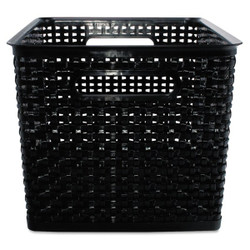Advantus Weave Bins,Black Plastic,2 Bins,PK2 AVT-40328