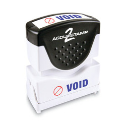 Accu-Stamp2 Stamp,Red/Blue,Void,1-5/8"x1/2" 035539