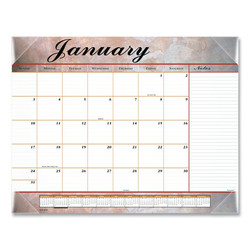 At-A-Glance Desk Calendar,Monthly,22"x17",Burgundy 89702