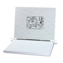 Acco Binder w/Hooks,6",14-7/8"x11",Gray A7054074A