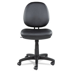 Alera Swivel/Tilt Task Chair,Leather,Black ALEIN4819