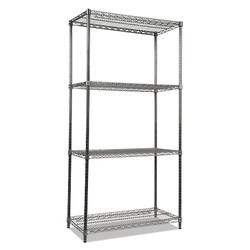 Alera Wire Shelving Unit,4-Shelf,36"x18"x72" ALESW503618BA