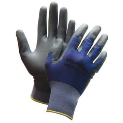 Honeywell North Coated Gloves,S,Gray/Blue,PR WE50-S