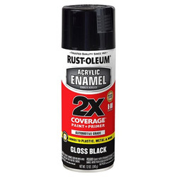 Rust-Oleum Acrylic Enamel,Gloss Black,PK6 271903