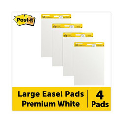 Post-It Pad,Easel 25"x30",Post-It,White,PK4 559-VAD
