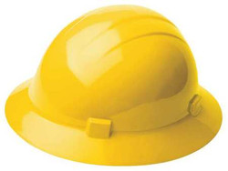 Erb Safety Hard Hat,Type 1, Class E,Pinlock,Yellow 19202