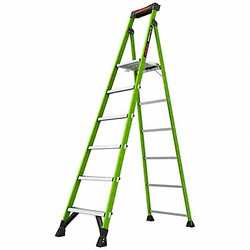 Little Giant Ladders Stepladder,8ft H,1"W Platform,300 lb Cap 15398-001
