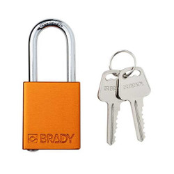 Brady Padlock,6 Pins,Orange  SDAL-ORG-38ST-KD