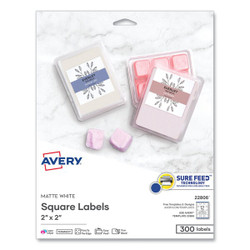 Avery Dennison Label,2x2",White,PK300 22806