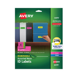 Avery Dennison Assorted Label, 30Up,PK360 6479