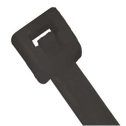 Partners Brand UV Cable Ties,18lb.,7",Blk,PK1000 CTUV718