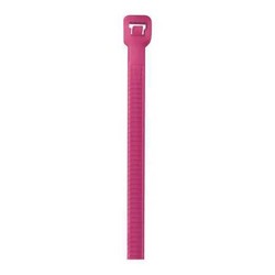 Partners Brand Colored Cable Ties,5-1/2",FL Pink,PK1000 CT433L