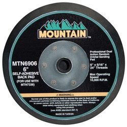 Mountain PSA Pad W/ 6 Mounting Holes,6in 6906