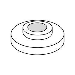 Manufacturer Varies Flat Washers,6 SHOULDER WASHER,PK2500 06328WSLDN