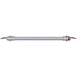 Southwire MetalCladWhip,MC,12AWG,3/8inLockNut,6ft 55294001