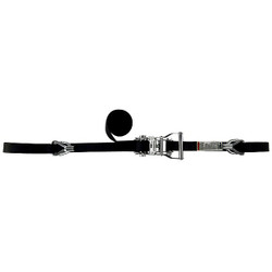 Lift-All Tie Down Strap,Wire-Hook & Keeper,Black 60105