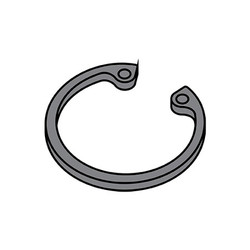 Sim Supply Retaining Rings,2.000 INTERNAL R,PK200 200RIBP