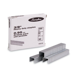 Swingline Staples,Heavy Duty,3/8",PK1000 S7035318E